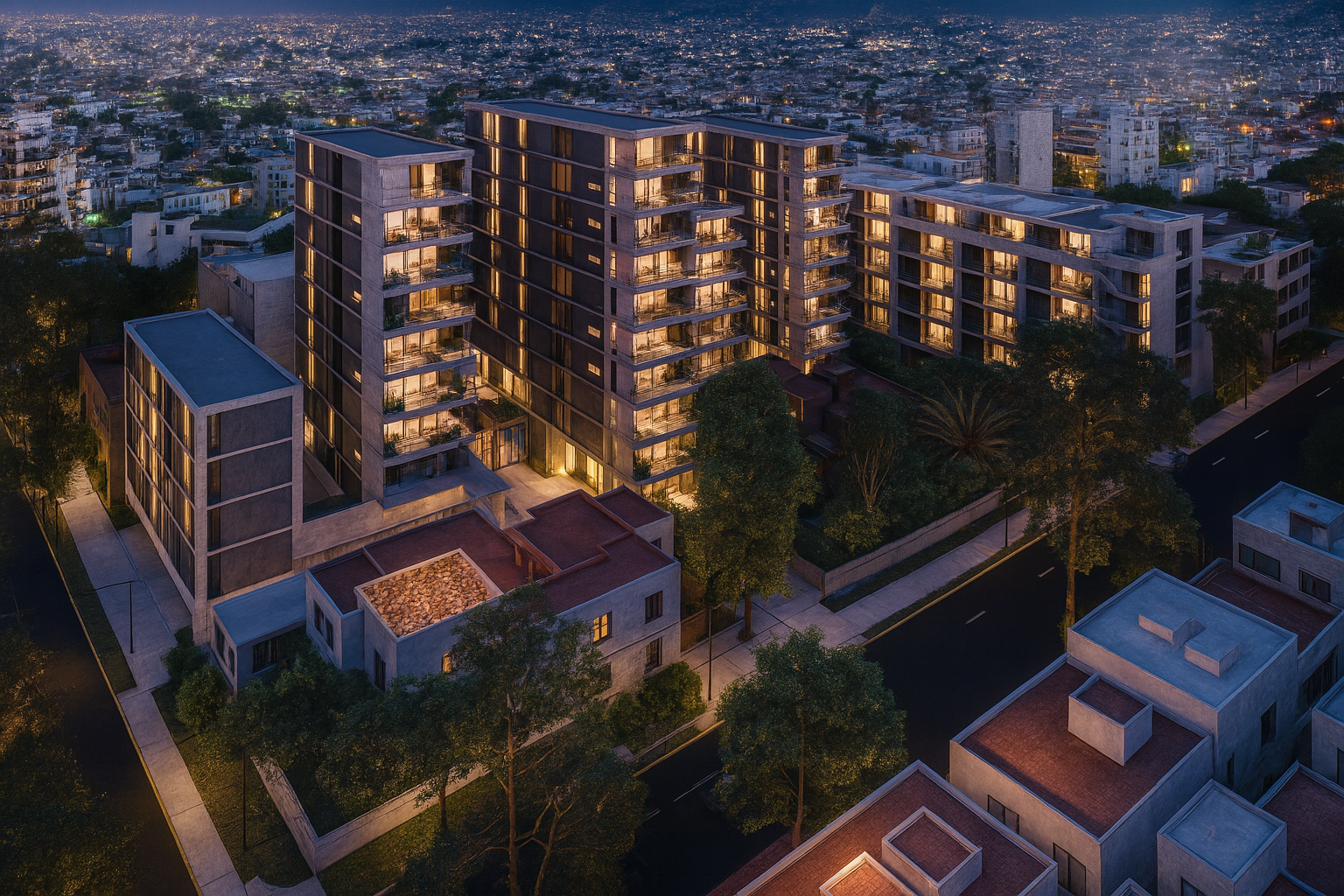 Vista del proyecto Juan de la Barrera